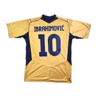 2004 Sweden Third Football Shirt (L) Umbro #10 Ibrahimovic (Centenary) - Football Finery - FF203713