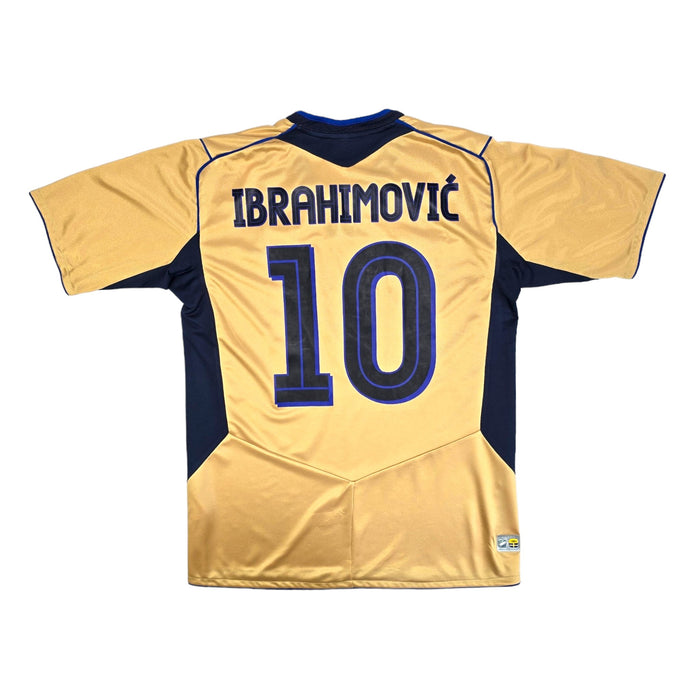 2004 Sweden Third Football Shirt (L) Umbro #10 Ibrahimovic (Centenary) - Football Finery - FF204088