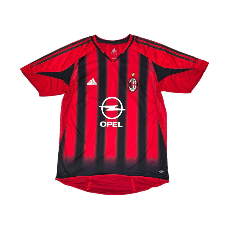 2004/05 AC Milan Home Football Shirt (L) Adidas (Dual Layer) - Football Finery - FF202936