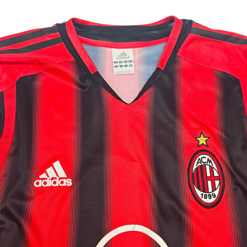 2004/05 AC Milan Home Football Shirt (S) Adidas #7 Shevchenko (UCL) - Football Finery - FF203604