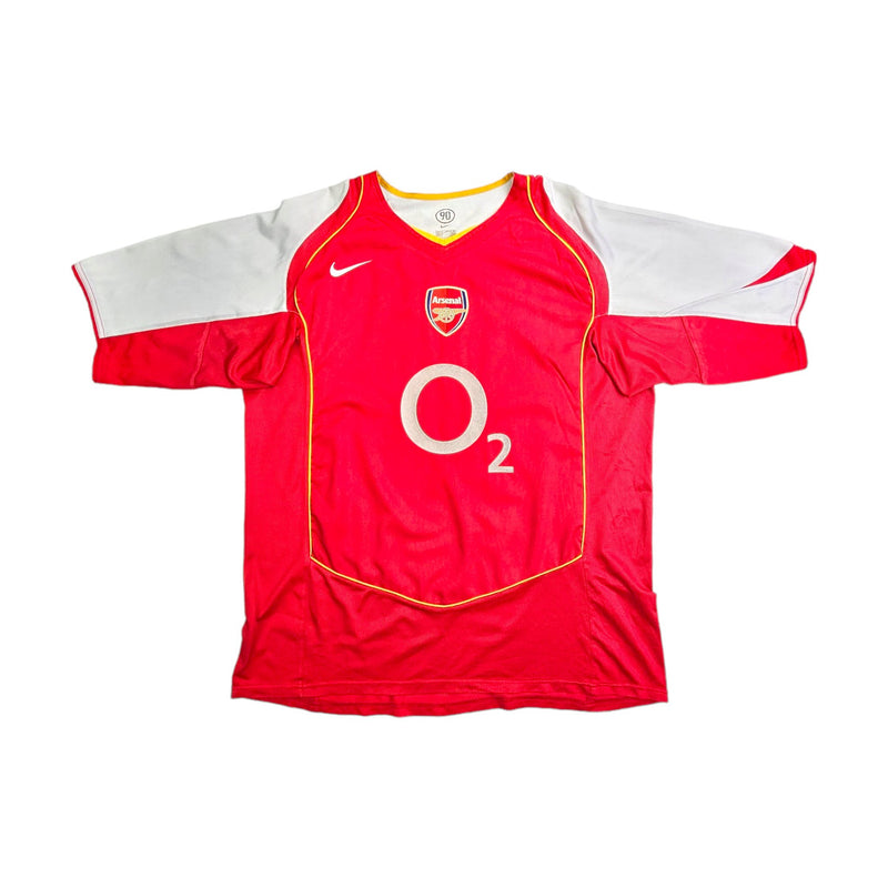 2004/05 Arsenal Home Football Shirt (XL) Nike #14 Henry - Football Finery - FF203239