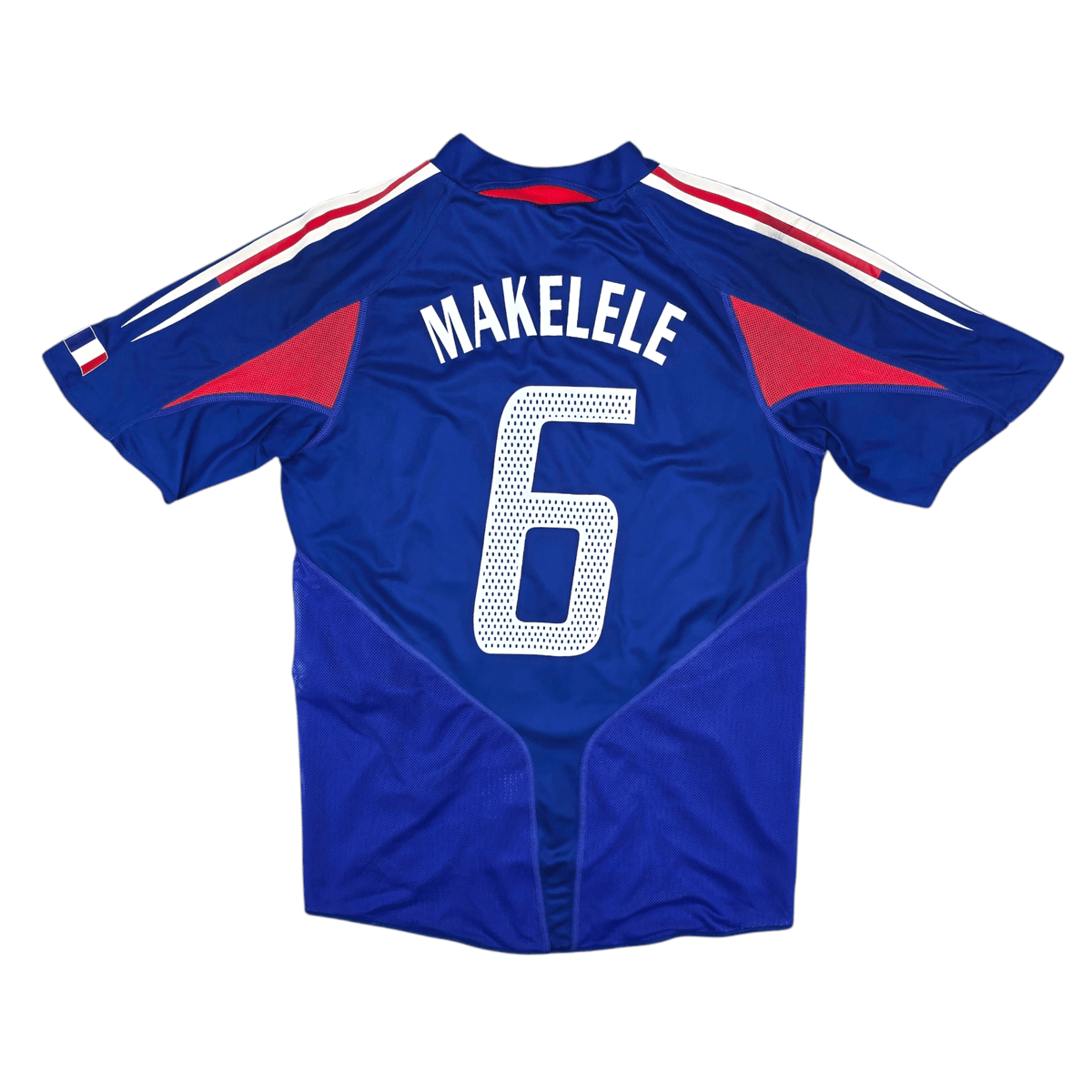 2004/05 France Home Football Shirt (M) Adidas #6 Makelele (Player Version) - Football Finery - FF204567