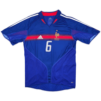 2004/05 France Home Football Shirt (M) Adidas #6 Makelele (Player Version) - Football Finery - FF204567