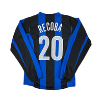 2004/05 Inter Milan Home Football Shirt (L) Nike #20 Recoba - Football Finery - FF204236