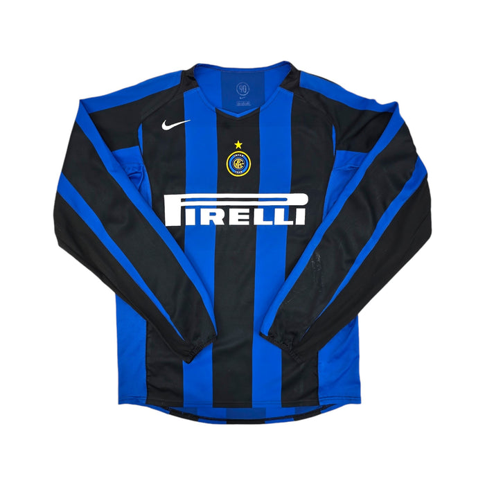 2004/05 Inter Milan Home Football Shirt (L) Nike #20 Recoba - Football Finery - FF204236