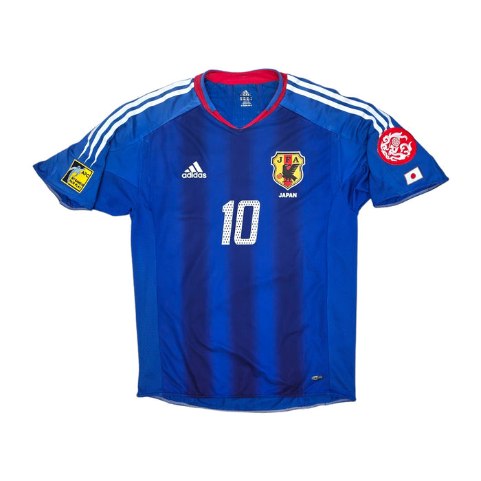 2004/05 Japan Home Football Shirt (M) Adidas #10 Nakamura (Player Version) - Football Finery - FF203885