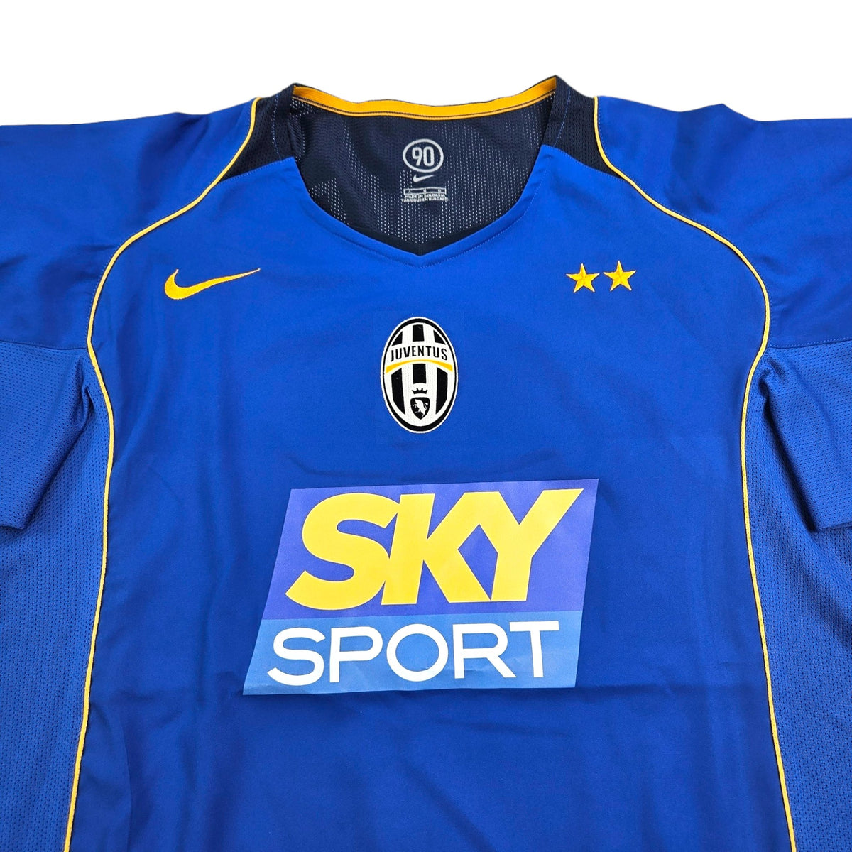 2004/05 Juventus Away Football Shirt (L) Nike #11 Nedved (Restored Sponsor) - Football Finery - FF203610