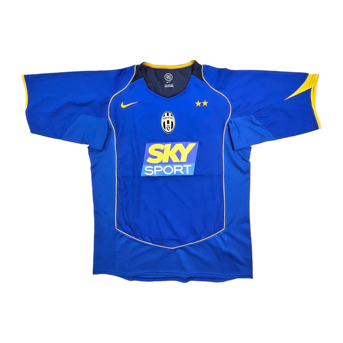 2004/05 Juventus Away Football Shirt (L) Nike #11 Nedved (Restored Sponsor) - Football Finery - FF203610