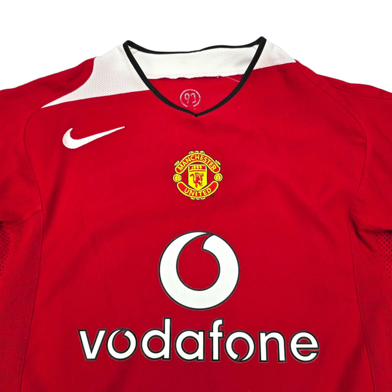 2004/05 Manchester United Home Football Shirt (M) Nike #16 Keane - Football Finery - FF202559