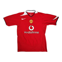 2004/05 Manchester United Home Football Shirt (M) Nike #7 Ronaldo - Football Finery - FF202921
