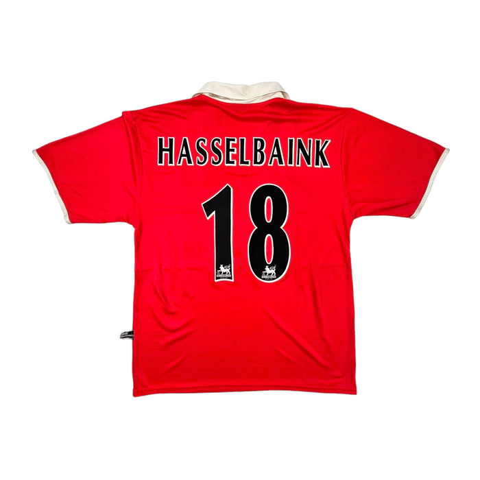 2004/05 Middlesbrough Home Football Shirt (L) Errea # 18 Hasselbaink - Football Finery - FF202358