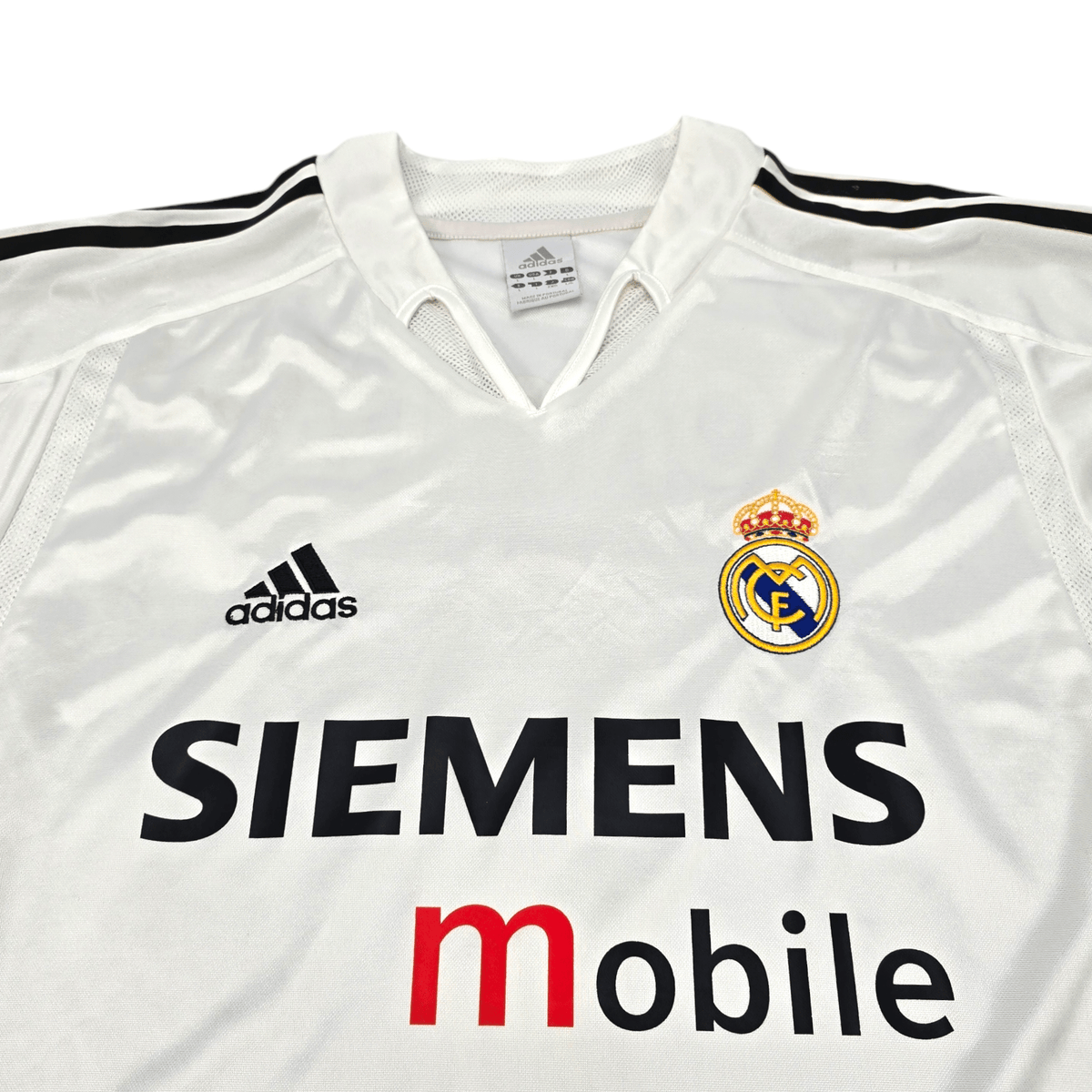 2004/05 Real Madrid Home Football Shirt (L) Adidas #9 Ronaldo - Football Finery - FF204575