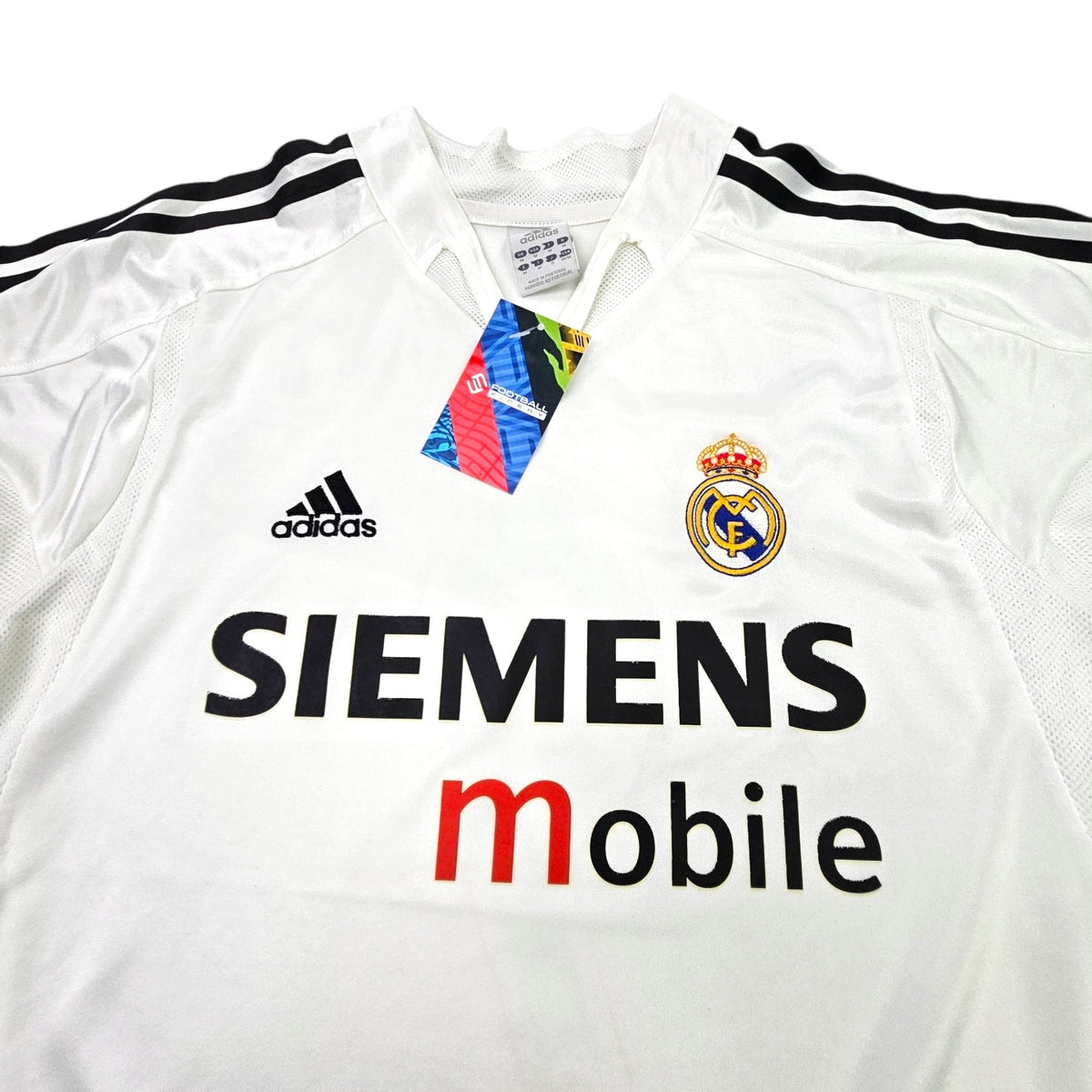 2004/05 Real Madrid Home Football Shirt (M) Adidas #9 Ronaldo - Football Finery - FF203267