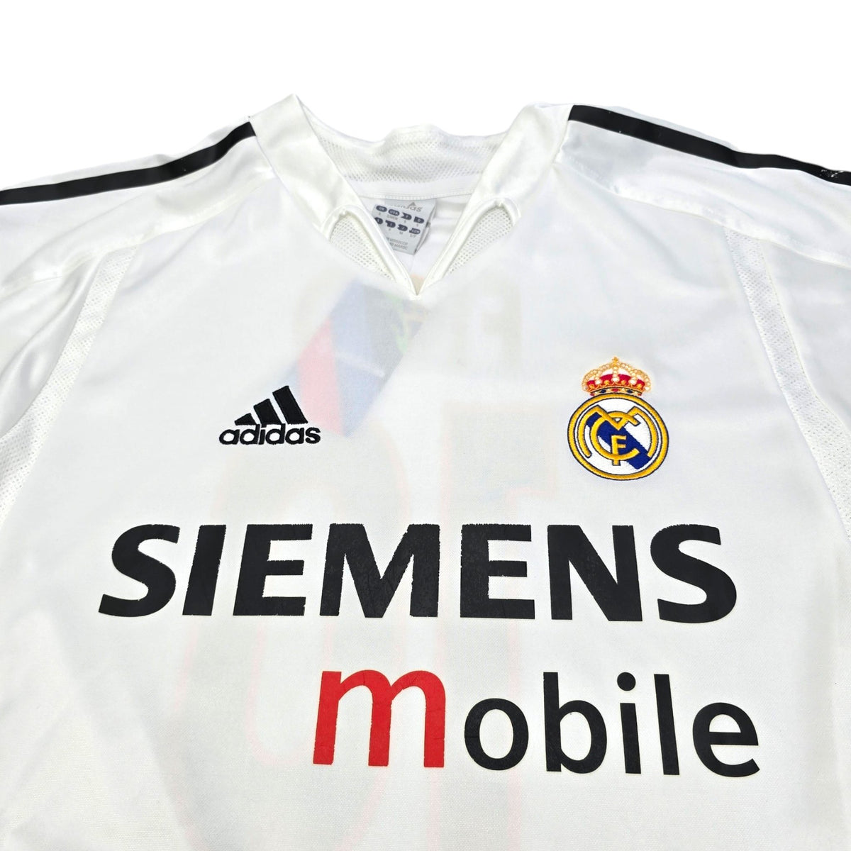 2004/05 Real Madrid Home Football Shirt (S) Adidas #10 Figo - Football Finery - FF203437