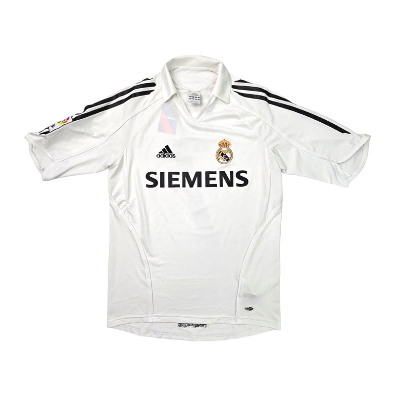 2004/05 Real Madrid Home Football Shirt (S) Adidas #7 Raul - Football Finery - FF203303