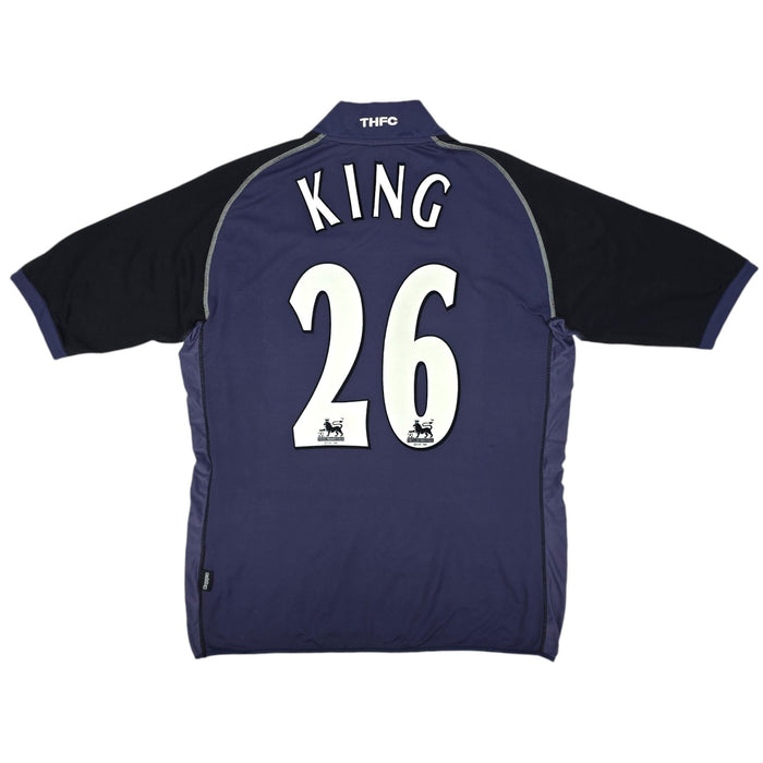 2004/05 Tottenham Hotspur Away Football Shirt (XL) Kappa #26 King - Football Finery - FF204487