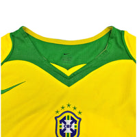 2004/06 Brazil Home Football Shirt (S) Nike #9 Ronaldo - Football Finery - FF204431