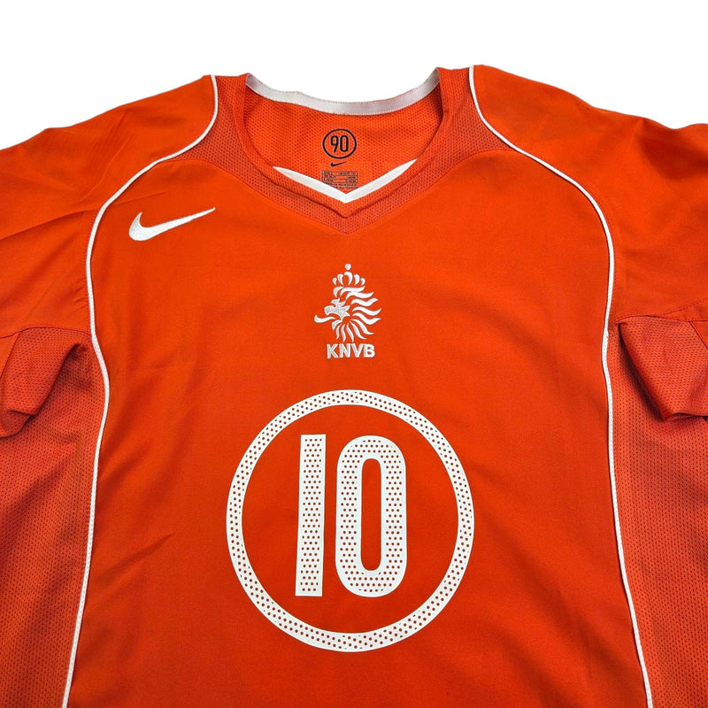 2004/06 Holland Home Football Shirt (S) Nike #10 v.Nistelrooy - Football Finery - FF203636