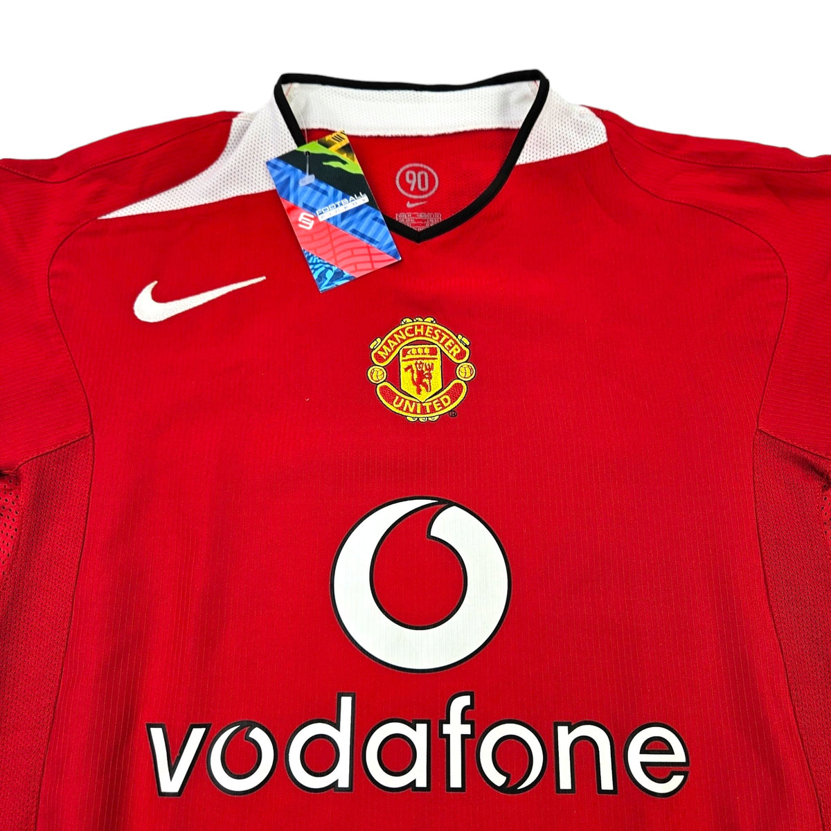 2004/06 Manchester United Home Football Shirt (M) Nike #10 Van Nistelrooy - Football Finery - FF203432