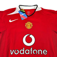 2004/06 Manchester United Home Football Shirt (M) Nike #10 Van Nistelrooy - Football Finery - FF203432