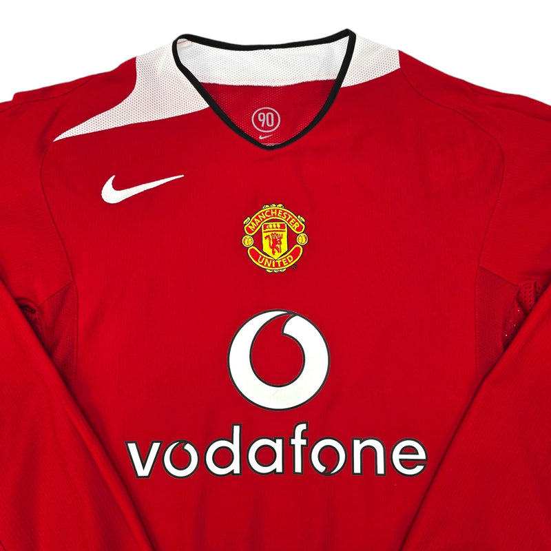 2004/06 Manchester United Home Football Shirt (M) Nike #7 Ronaldo - Football Finery - FF204260