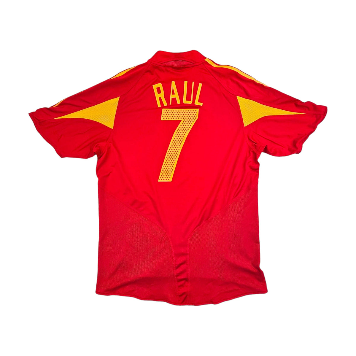 2004/06 Spain Home Football Shirt (L) Adidas #7 Raul - Football Finery - FF203715