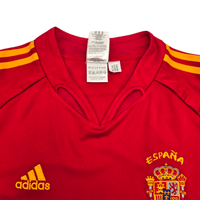 2004/06 Spain Home Football Shirt (M) Adidas #9 Torres - Football Finery - FF204311