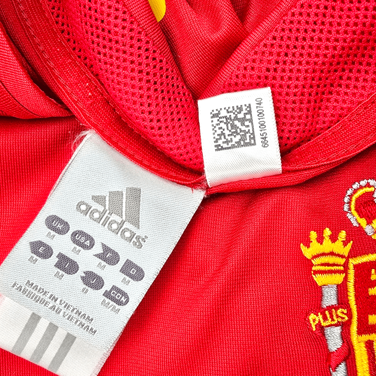 2004/06 Spain Home Football Shirt (M) Adidas #9 Torres - Football Finery - FF204311