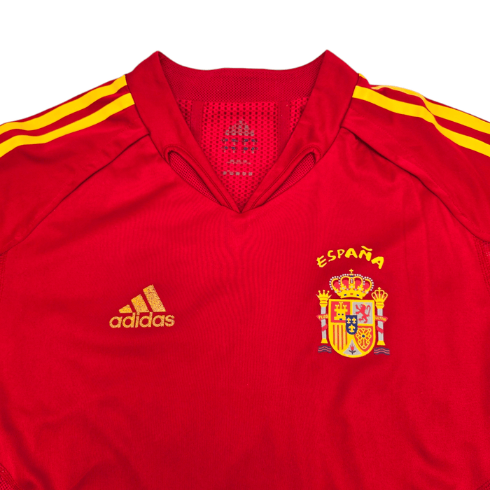 2004/06 Spain Home Football Shirt (M) Adidas (Player Version) - Football Finery - FF204313