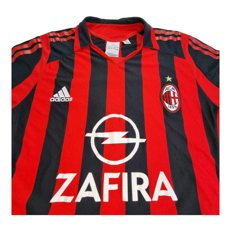 2005/06 AC Milan Home Football Shirt (M) Adidas # 10 Rui Costa - Football Finery - FF202567