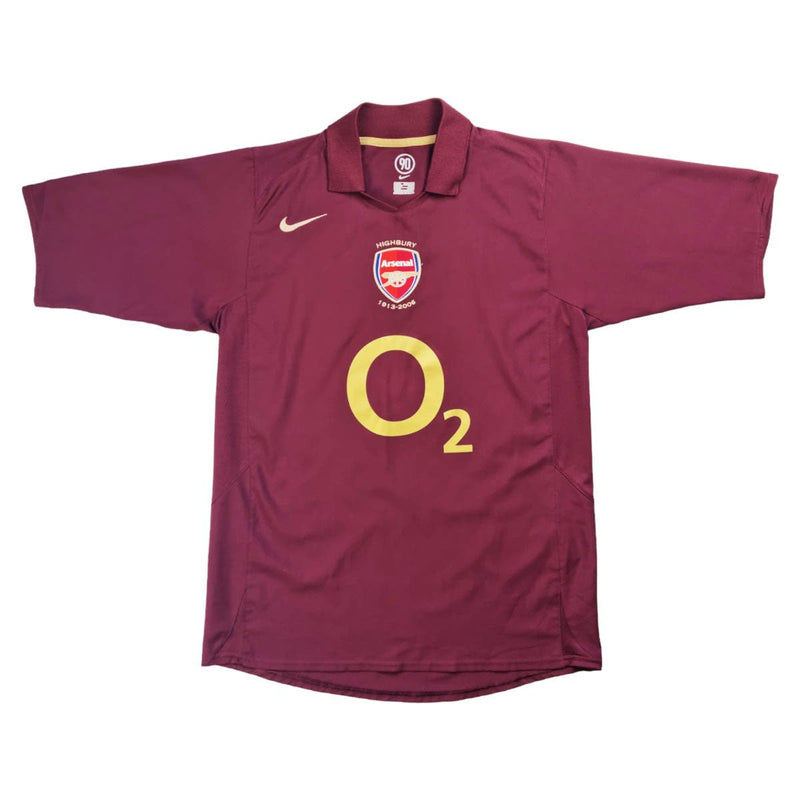 2005/06 Arsenal Home Football Shirt (M) Nike - Football Finery - FF202500