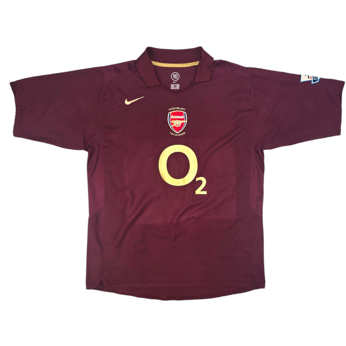 2005/06 Arsenal Home Football Shirt (XL) Nike #14 Henry - Football Finery - FF204426