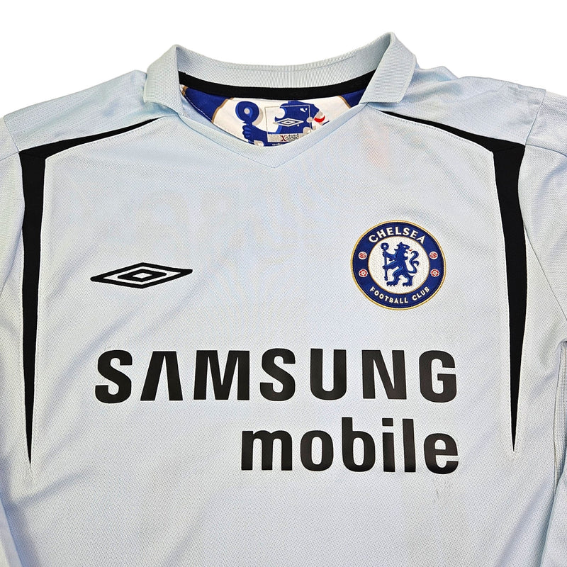 2005/06 Chelsea Away Football Shirt (L) Umbro #15 Drogba - Football Finery - FF203566