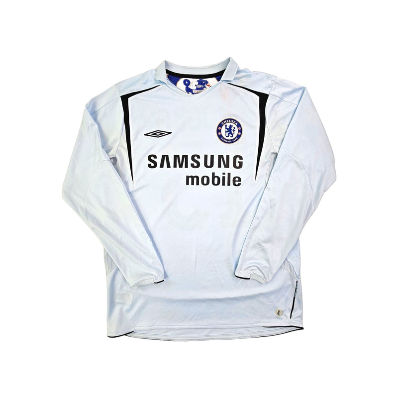 2005/06 Chelsea Away Football Shirt (L) Umbro #15 Drogba - Football Finery - FF203566