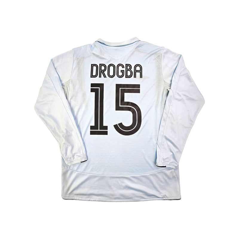 2005/06 Chelsea Away Football Shirt (L) Umbro #15 Drogba - Football Finery - FF203566