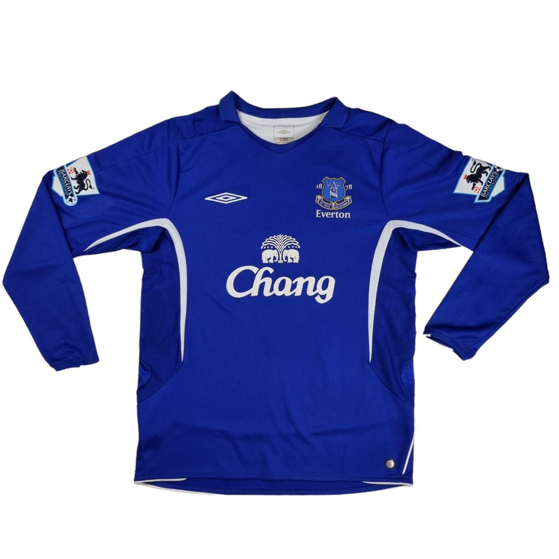 2005/06 Everton Home Football Shirt (M) Umbro #9 Ferguson - Football Finery - FF202336