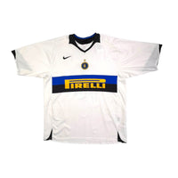 2005/06 Inter Milan Away Football Shirt (XL) Nike # 10 Adriano - Football Finery - FF202578