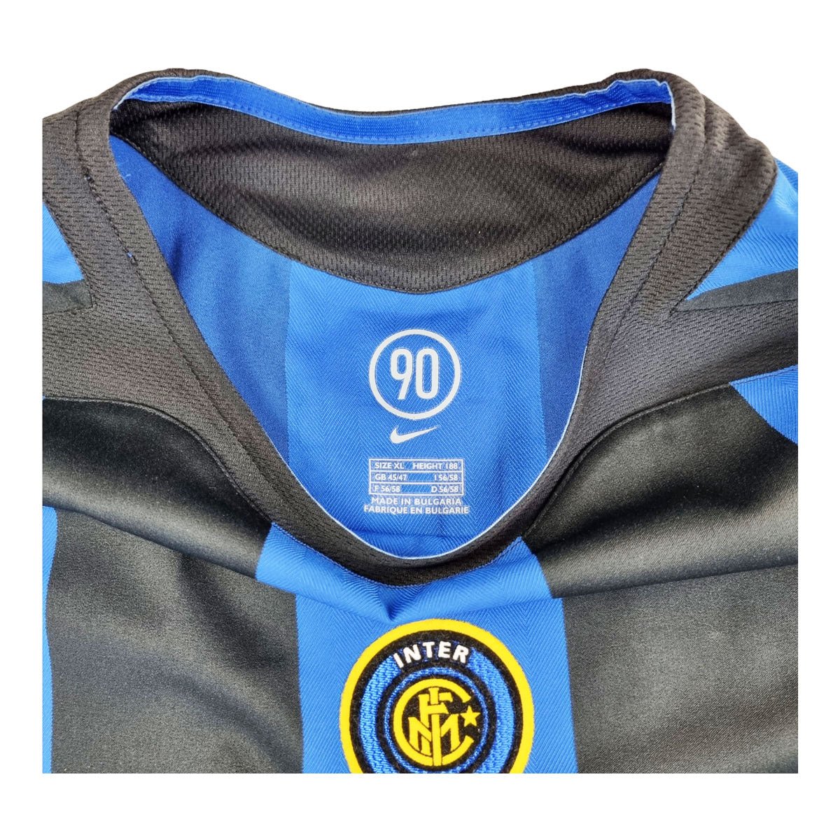 2005/06 Inter Milan Home Football Shirt (L) Nike #7 Figo - Football Finery - FF202528