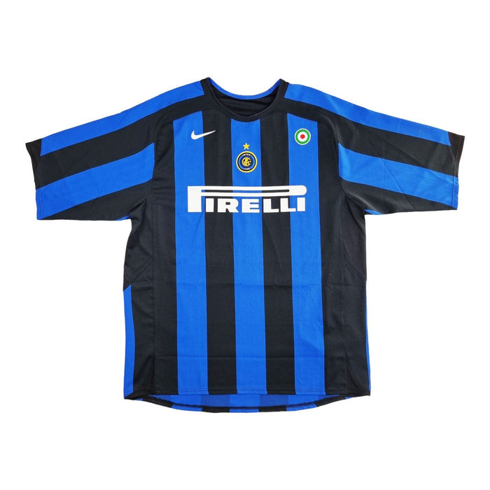 2005/06 Inter Milan Home Football Shirt (L) Nike #7 Figo - Football Finery - FF202528