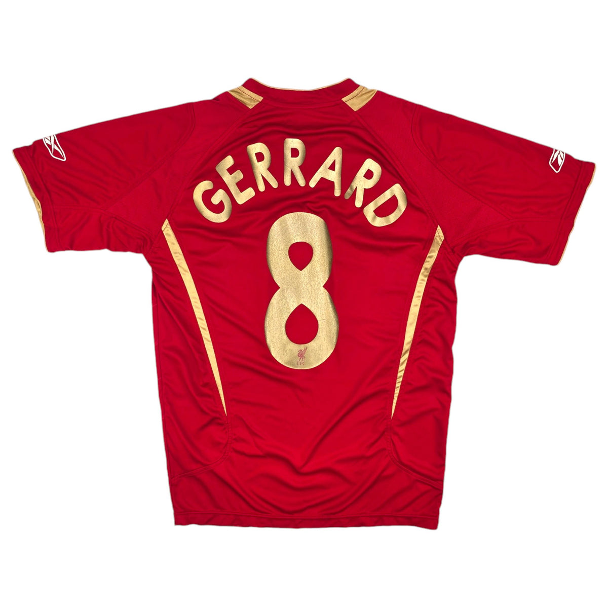 2005/06 Liverpool Home Football Shirt (M) Reebok #8 Gerrard (UCL) - Football Finery - FF204422