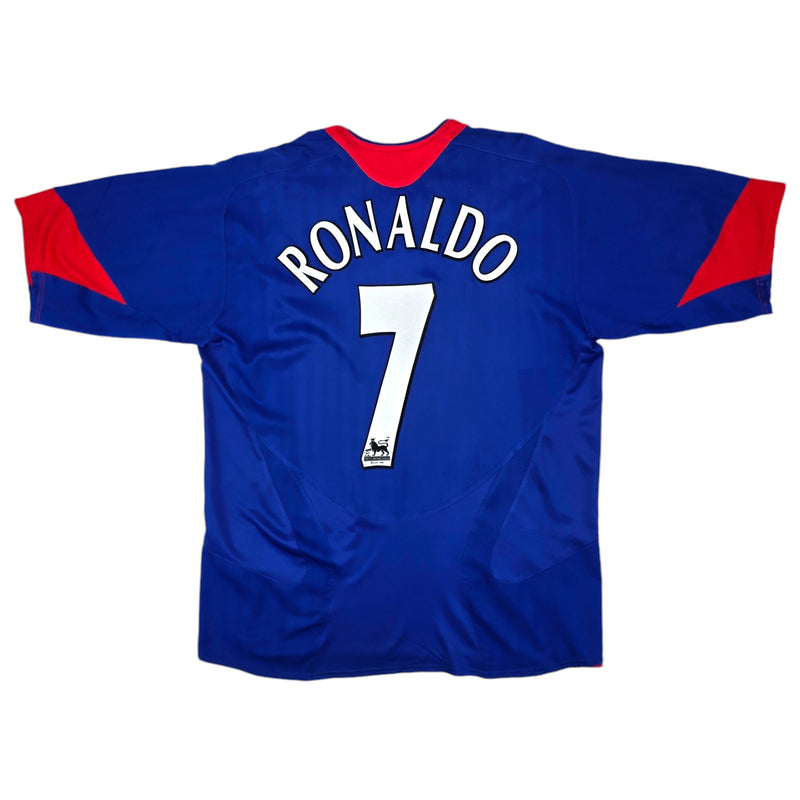 2005/06 Manchester United Away Football Shirt (L) Nike #7 Ronaldo - Football Finery - FF204251