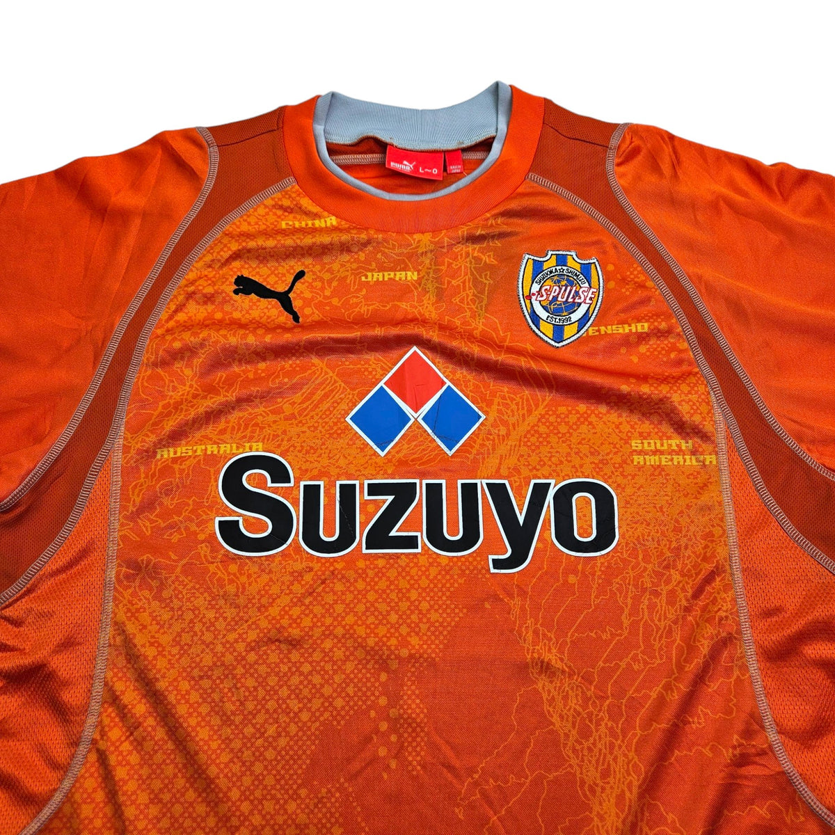 2006 Shimizu S Pulse Home Football Shirt (L) Puma - Football Finery - FF202791