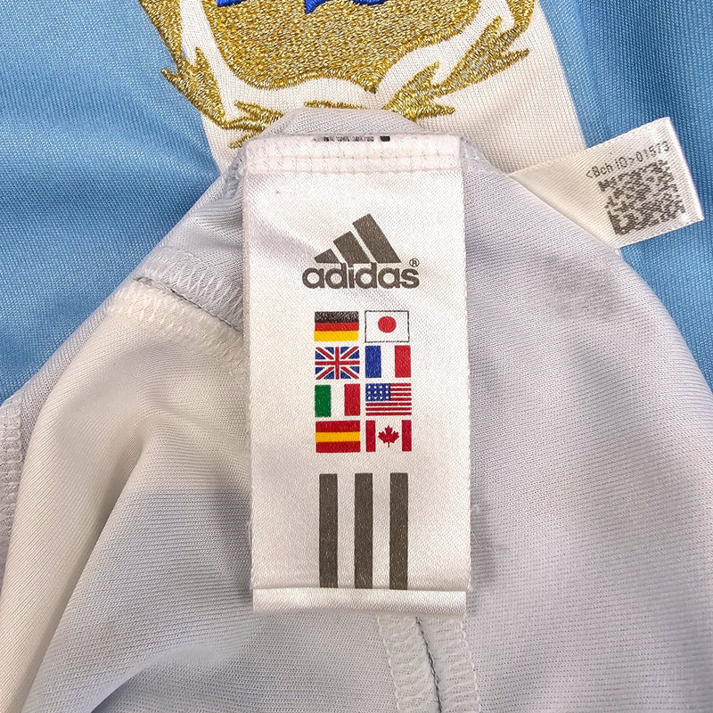 2006/07 Argentina Away Football Shirt (L) Adidas #19 Messi - Football Finery - FF204161