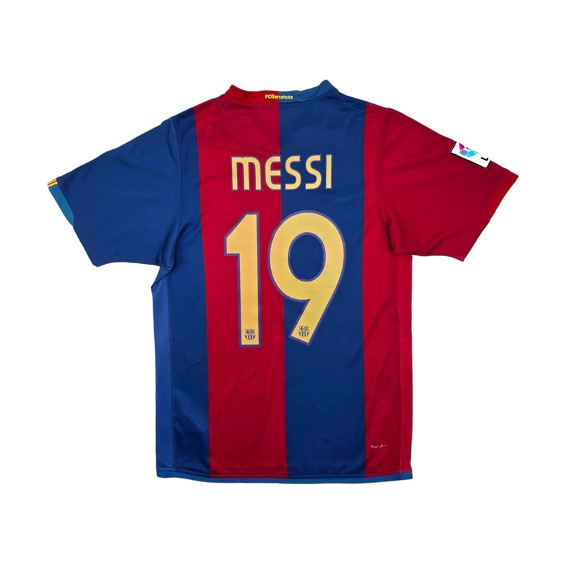 2006/07 Barcelona Home Football Shirt (S) Nike #19 Messi - Football Finery - FF204018