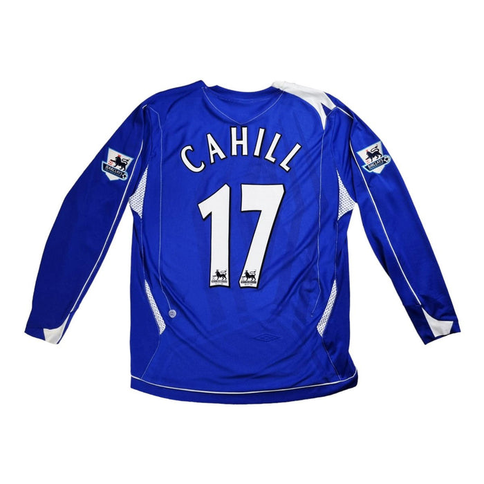 2006/07 Everton Home Football Shirt (L) Umbro #17 Cahill - Football Finery - FF202334