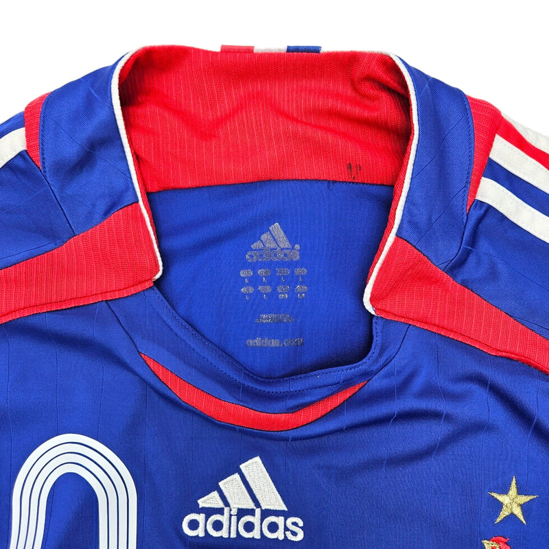 2006/07 France Home Football Shirt (L) Adidas #10 Zidane - Football Finery - FF203799