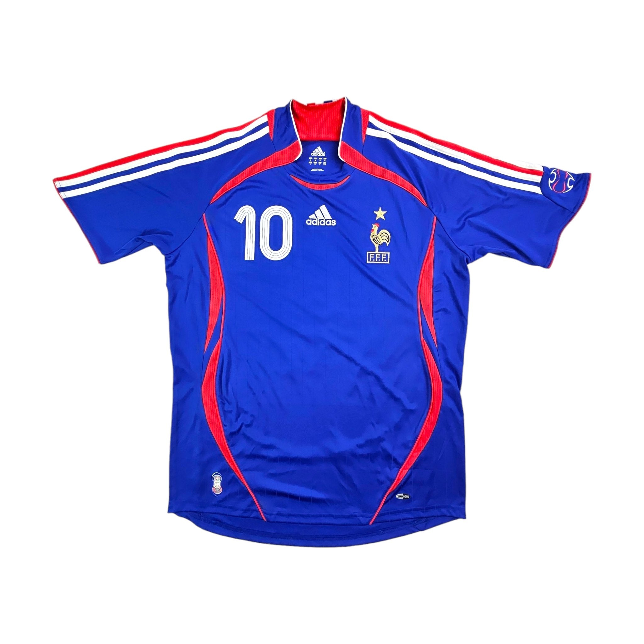 2006 07 France Home Football Shirt M Adidas 10 Zidane Football Finery