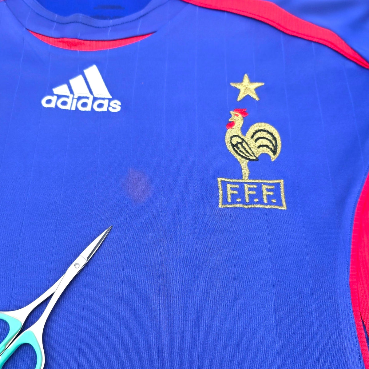 2006/07 France Home Football Shirt (M) Adidas # 10 Zidane - Football Finery - FF204090