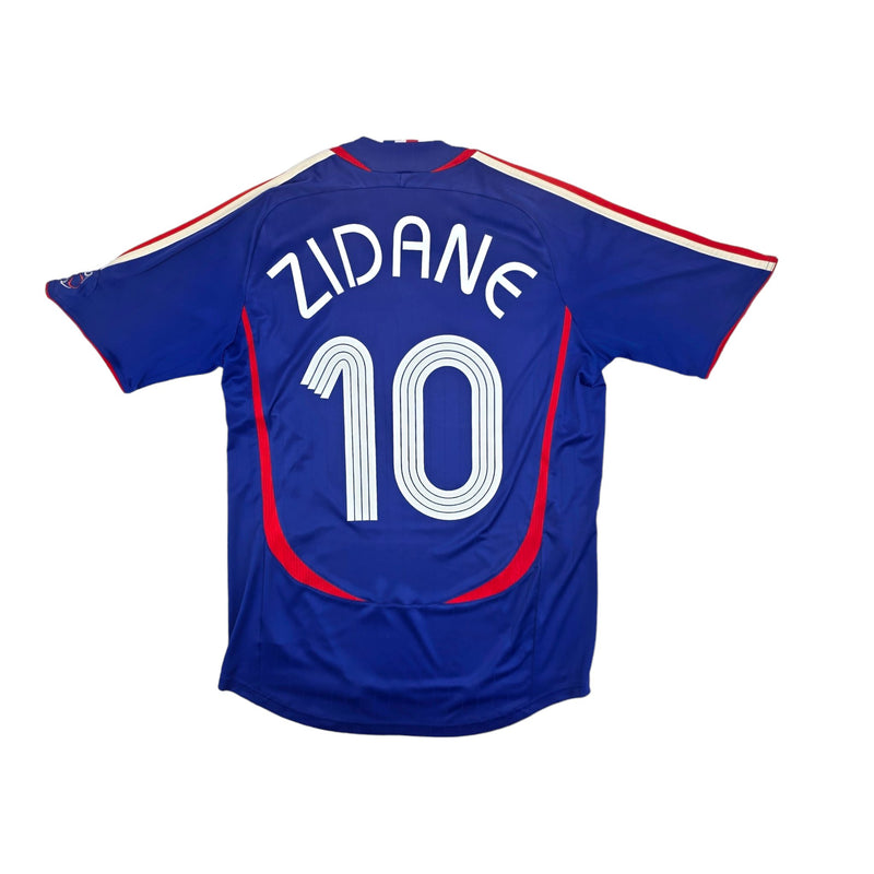 2006/07 France Home Football Shirt (M) Adidas # 10 Zidane - Football Finery - FF204090