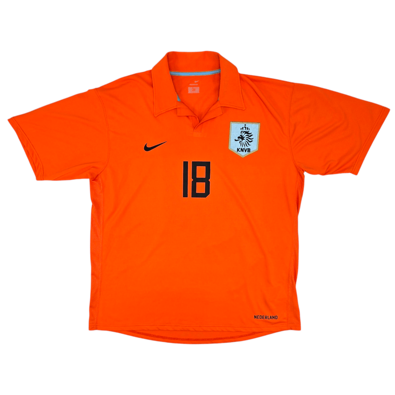 2006/07 Holland Home Football Shirt (XL) Nike #18 van Bommel - Football Finery - FF204577